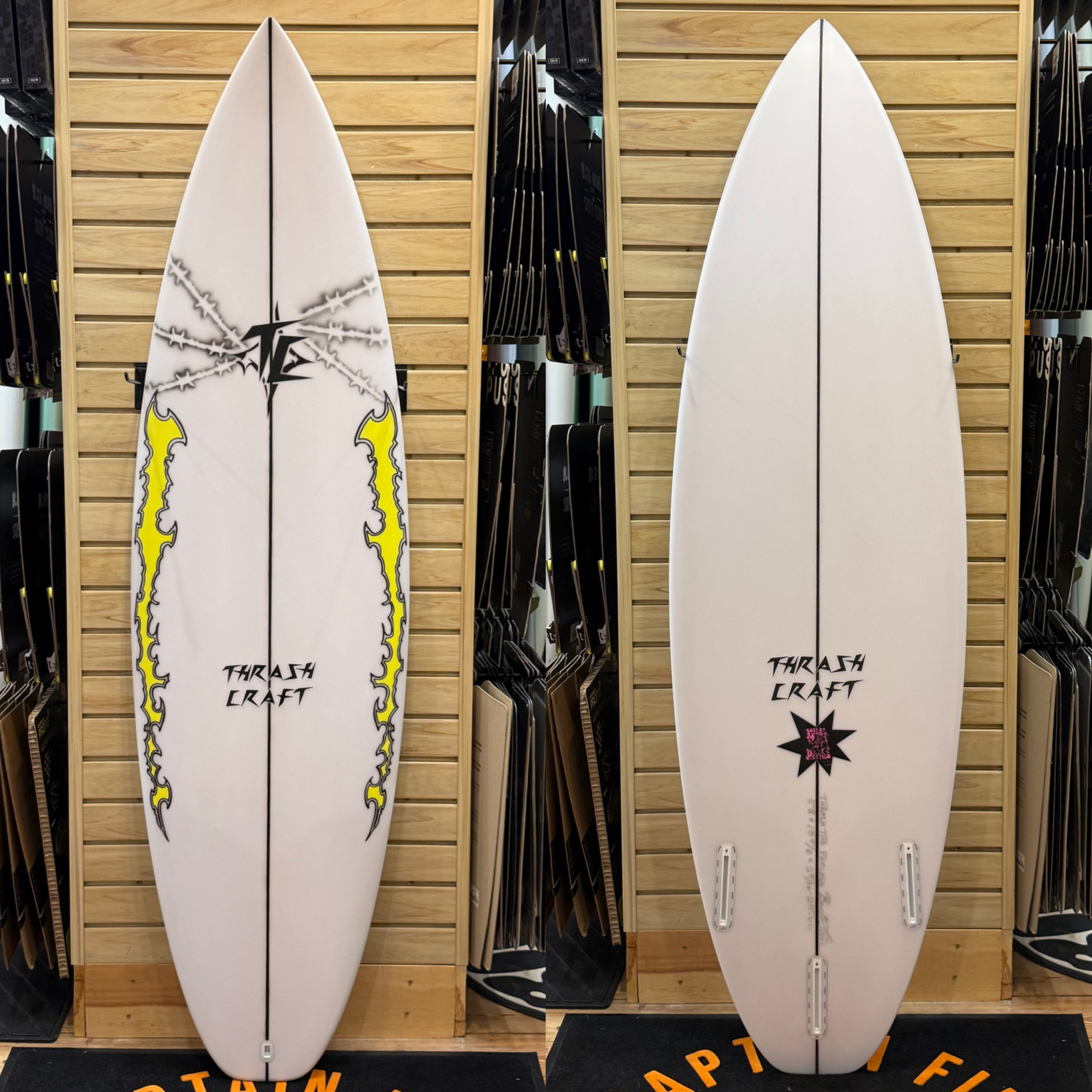 5'8 Kill Devils  surfboard top photo